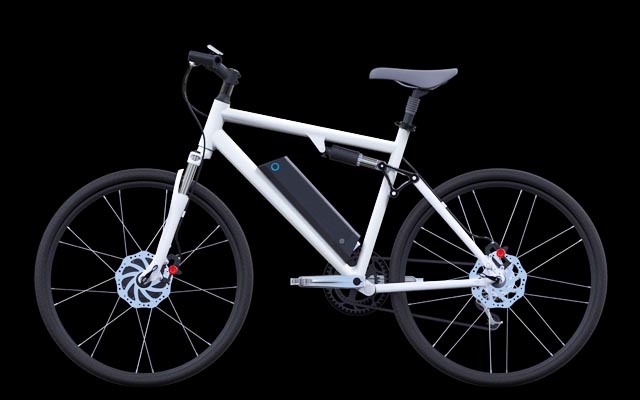 Lithium E-bike Battery Pack DT01 bike view