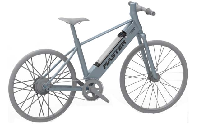Lithium e-bike battery IF 01 bike view