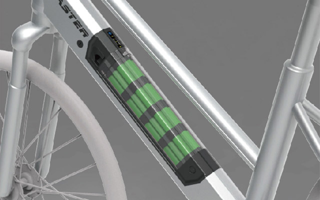 Lithium ion E-bike Battery Pack In Frame 05 battery structure