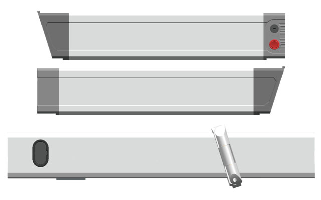 Lithium ion E-bike Battery Pack In Frame IF07