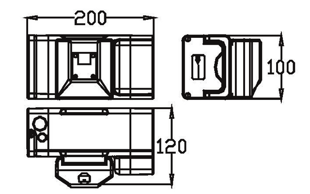 Lithium E-bike Battery SP02 size