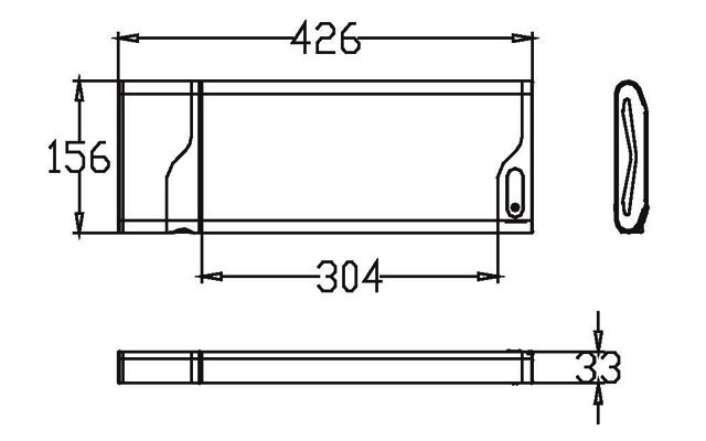 Lithium ion E-bike Battery Pack Rear Rack RR22